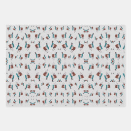 ラマ ラッピングペーパーシート