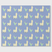 ラマ ラッピングペーパー (フラット)