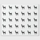 ラマ ラッピングペーパー (フラット)