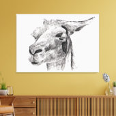 ラマ・ラブ キャンバスプリント (インサイチュ (リビング))