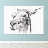 ラマ・ラブ キャンバスプリント (インサイチュ (ウッドフロア))