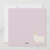 ラマ・ラブ シーズンカード (裏面)