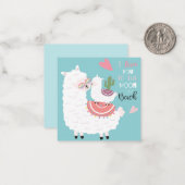 ラマ·ラブ ノートカード (正面/裏面インサイチュ)