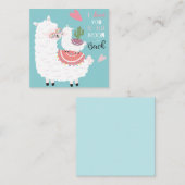 ラマ·ラブ ノートカード (正面/裏面)