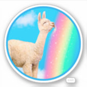 ラマ・リッキング・レインボー シール (正面)