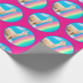 ラマ·リッキング·レインボー ラッピングペーパー (角)