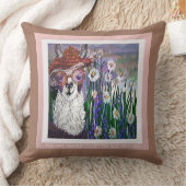 ラマ，着替えて無料 クッション (ブランケット)