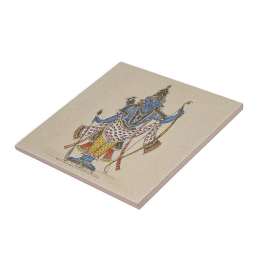 ラマ – 矢を持つ タイル (側面)