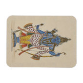 ラマ – 矢を持つ マグネット (横)