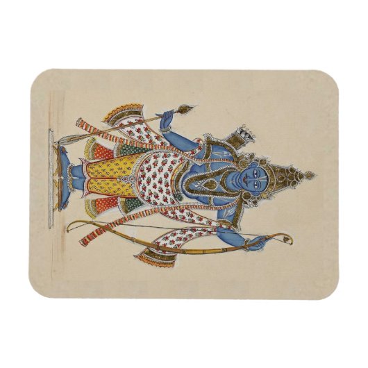 ラマ – 矢を持つ マグネット (横)