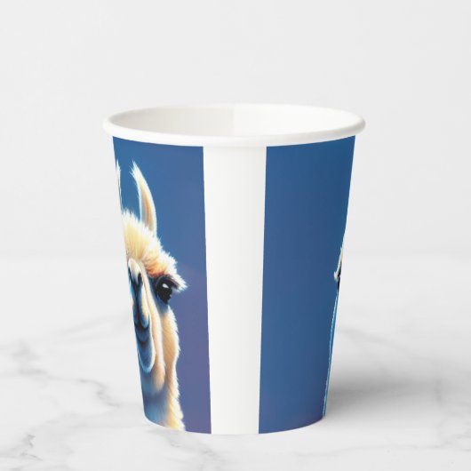 ラマ 紙コップ (左)