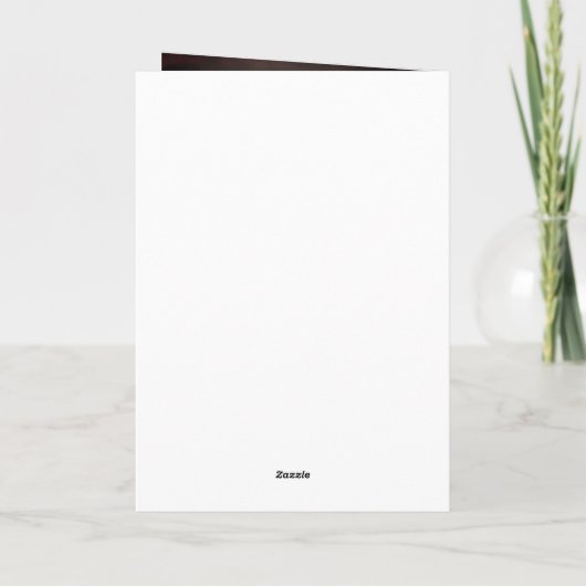 ラマ、誕生日 カード (裏面)