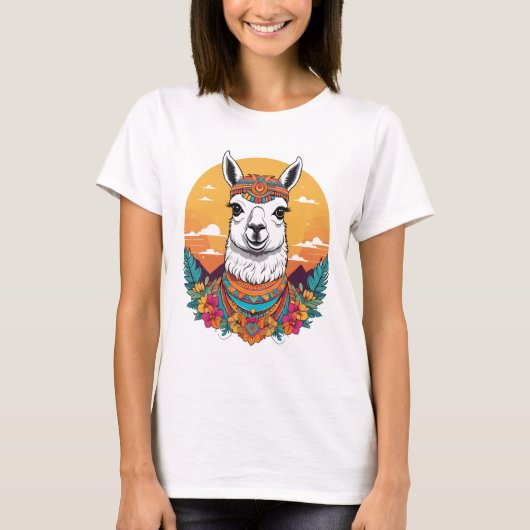 ラマ Tシャツ (正面)