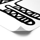 ラマBW ポスター (角)