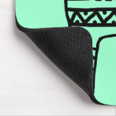 ラマBW マウスパッド (コーナー)