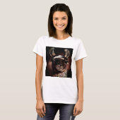 ラマCuscoペルー Tシャツ (正面フル)
