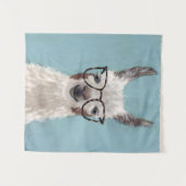 ラマSpecs -特大ガラス タペストリー (正面(横))