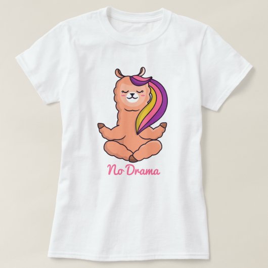 ラマTシャツ Tシャツ (デザイン正面)