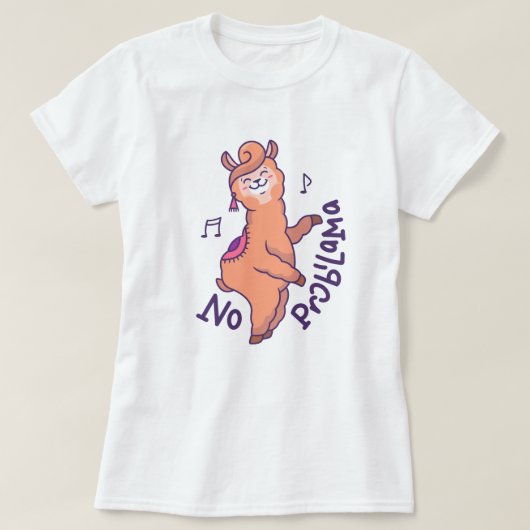 ラマTシャツ Tシャツ (デザイン正面)