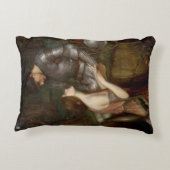 ラミアと兵士ジョン・ウィリアム・ウォーターハウス アクセントクッション (裏面)