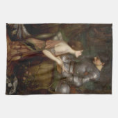 ラミアと兵士ジョン・ウィリアム・ウォーターハウス キッチンタオル (横)