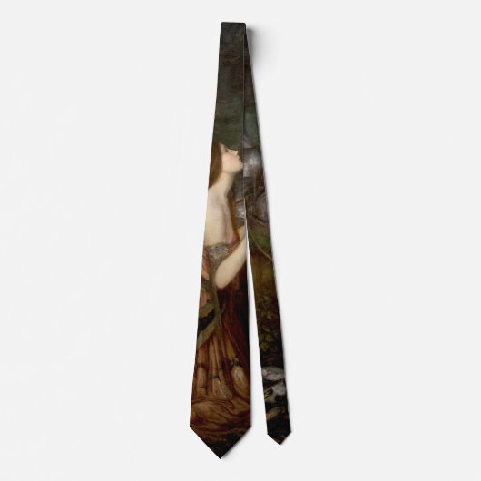 ラミアと兵士ジョン・ウィリアム・ウォーターハウス ネクタイ (正面)