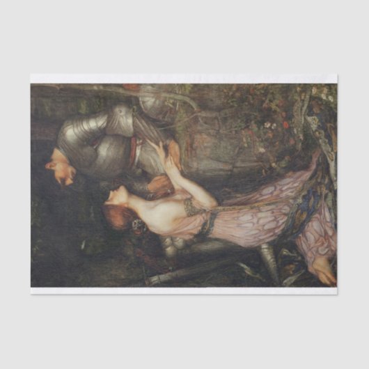 ラミアと兵士デコページ紙 薄葉紙 (正面)