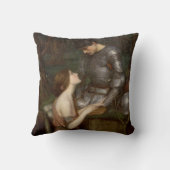 ラミアと兵士(ジョン・ウィリアム・ウォーターハウス) クッション (裏面)