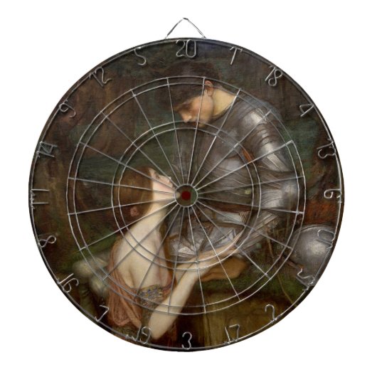 ラミアと兵士(ジョン・ウィリアム・ウォーターハウス) ダーツボード (正面)