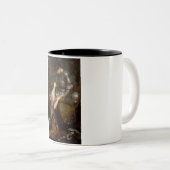 ラミアと兵士（ジョン・ウィリアム・ウォーターハウス） ツートーンマグカップ (正面右)