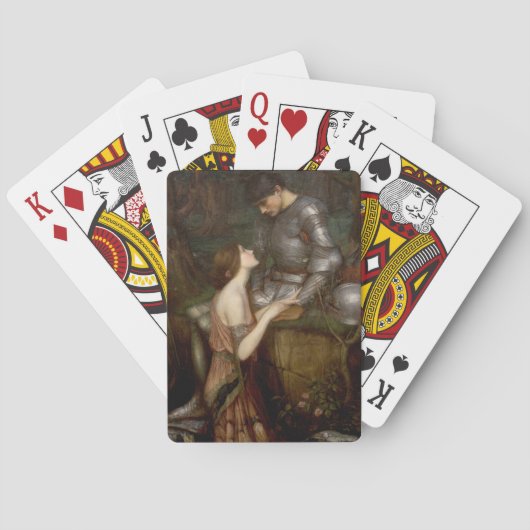 ラミアと兵士（ジョン・ウィリアム・ウォーターハウス） トランプ (裏面)