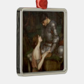 ラミアと兵士(ジョン・ウィリアム・ウォーターハウス) メタルオーナメント (右)