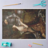 ラミアと兵士（ジョン・ウィリアム・ウォーターハウス） 薄葉紙 (クラフト)