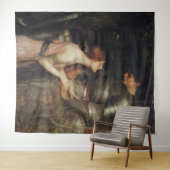 ラミアと兵士by J W Waterhouse 1905 タペストリー (インサイチュ(横))