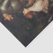 ラミアと兵士by J W Waterhouse 1905 薄葉紙 (詳細)