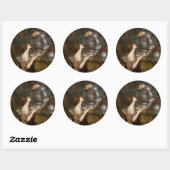 ラミアバイジョンウィリアムウォーターハウス ラウンドシール (シート)