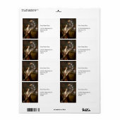 ラミアバイジョンウィリアムウォーターハウス ラベル (フルシート)