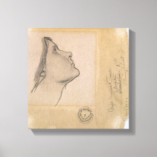 「ラミア」の勉強、c.1904-05(鉛筆オン紙) キャンバスプリント (正面)