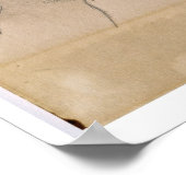 「ラミア」の勉強、c.1904-05(鉛筆オン紙) ポスター (角)