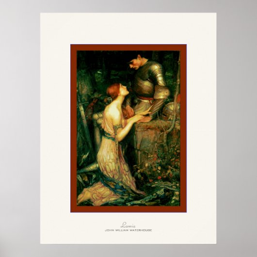 ラミア~ジョンウィリアム・ウォーターハウス ポスター (正面)