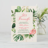 ラミエレガントングルトロピカルバースデーパーティー 招待状 (スタンド正面)