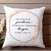ラミネーション324主は私の聖書の聖句カスタムだ クッション