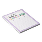 ラミネート予定管理ノート ノートパッド (アングル)