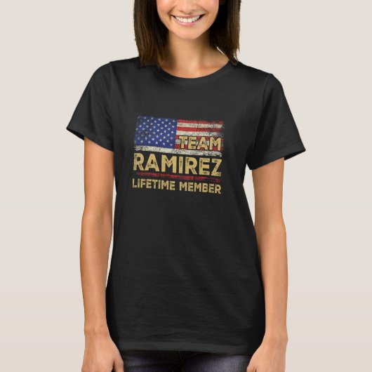 ラミレス姓シャツチームラミレス生涯記念 Tシャツ (正面)