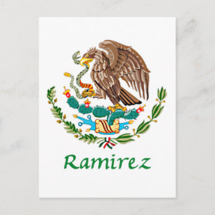 ラミレス・メキシコ国印 ポストカード