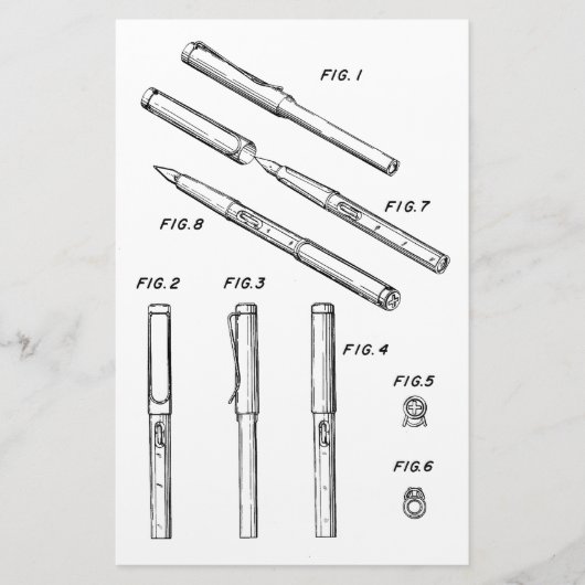 ラミーサファリ万年筆 便箋 (正面)