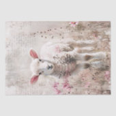 ラムかわいらしピンクワイルドフラワーデコップページ 薄葉紙 (正面)