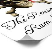 ラムが海賊になった理由スカル ポスター (角)