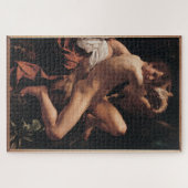 ラムとバプテストのヨハネの若者 – Caravaggio ジグソーパズル (横)