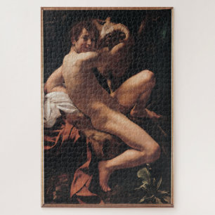 ラムとバプテストのヨハネの若者 – Caravaggio ジグソーパズル